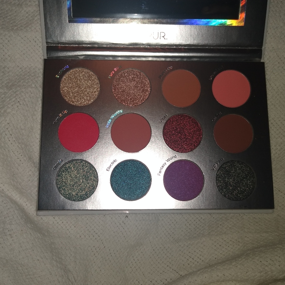 Pur 12 piece pressed pigment palette eyeshadow